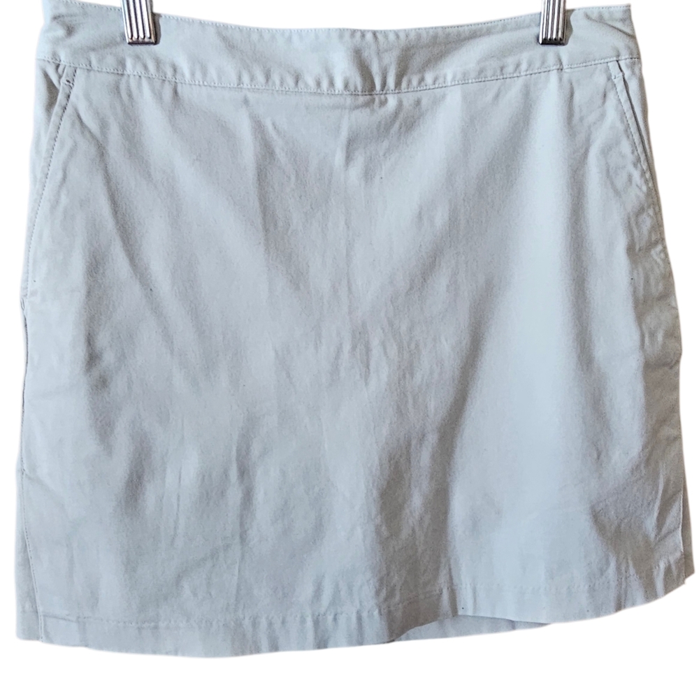 Adidas Khaki Beige Golf/ Tennis Stretch Skort Athleticwear Size 6
